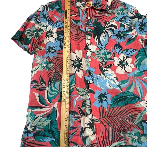 C&C California 100% Tropical Floral Men's Shirt Size M - Picture 5 of 9